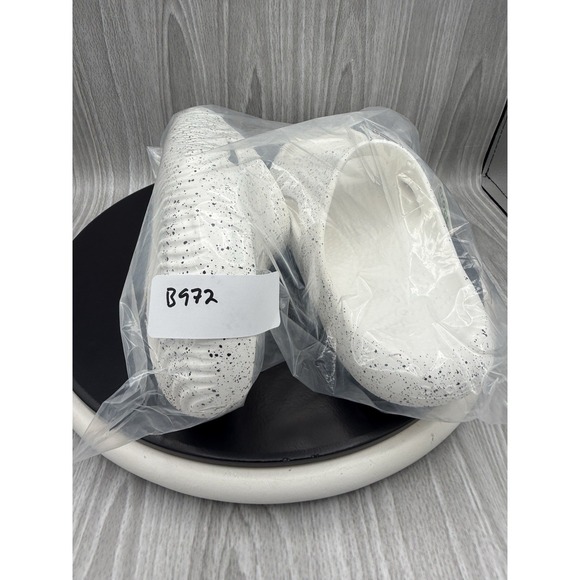 Crocs Mellow Recovery Speckle Slides Mens Size 7 White Slip On Comfort Sandals main image 4